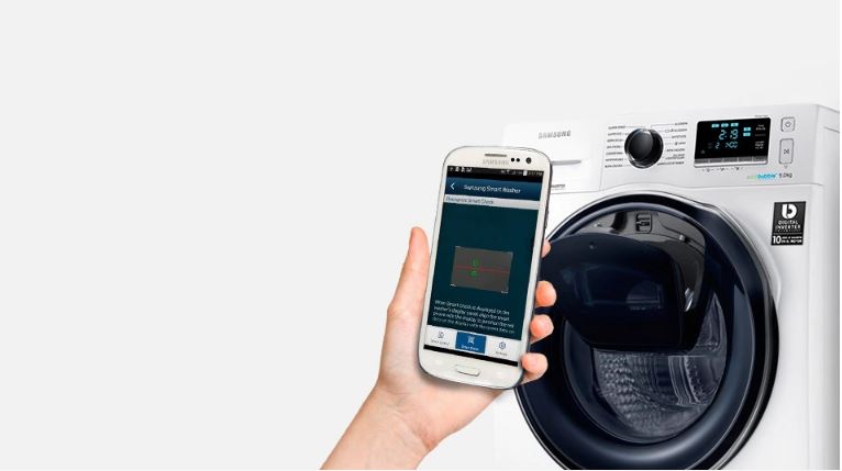 Smart Check lavadora Samsung